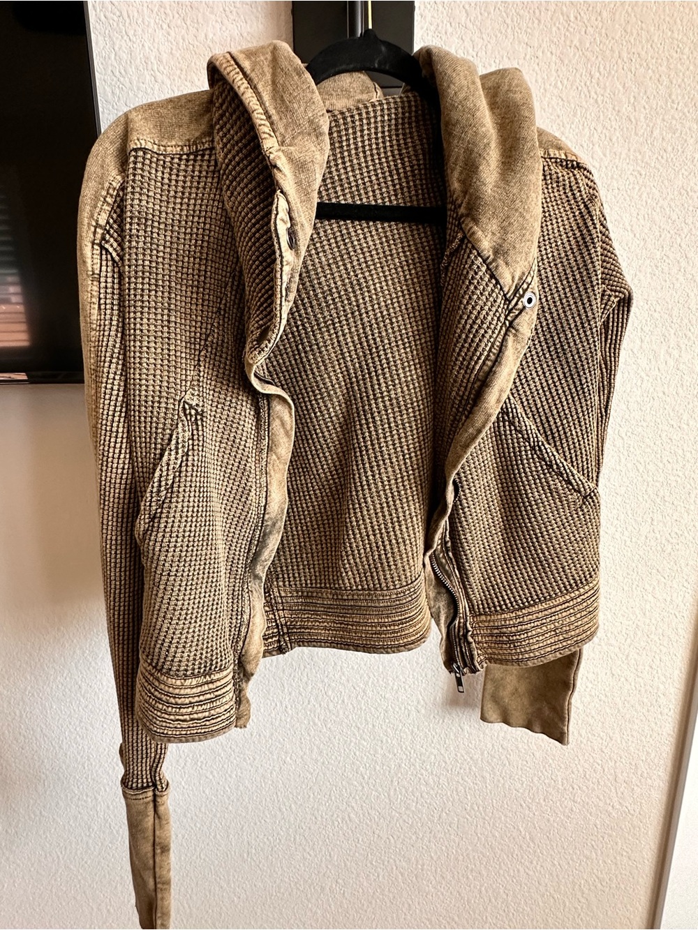 Free People zip-up hoodie. Size large.